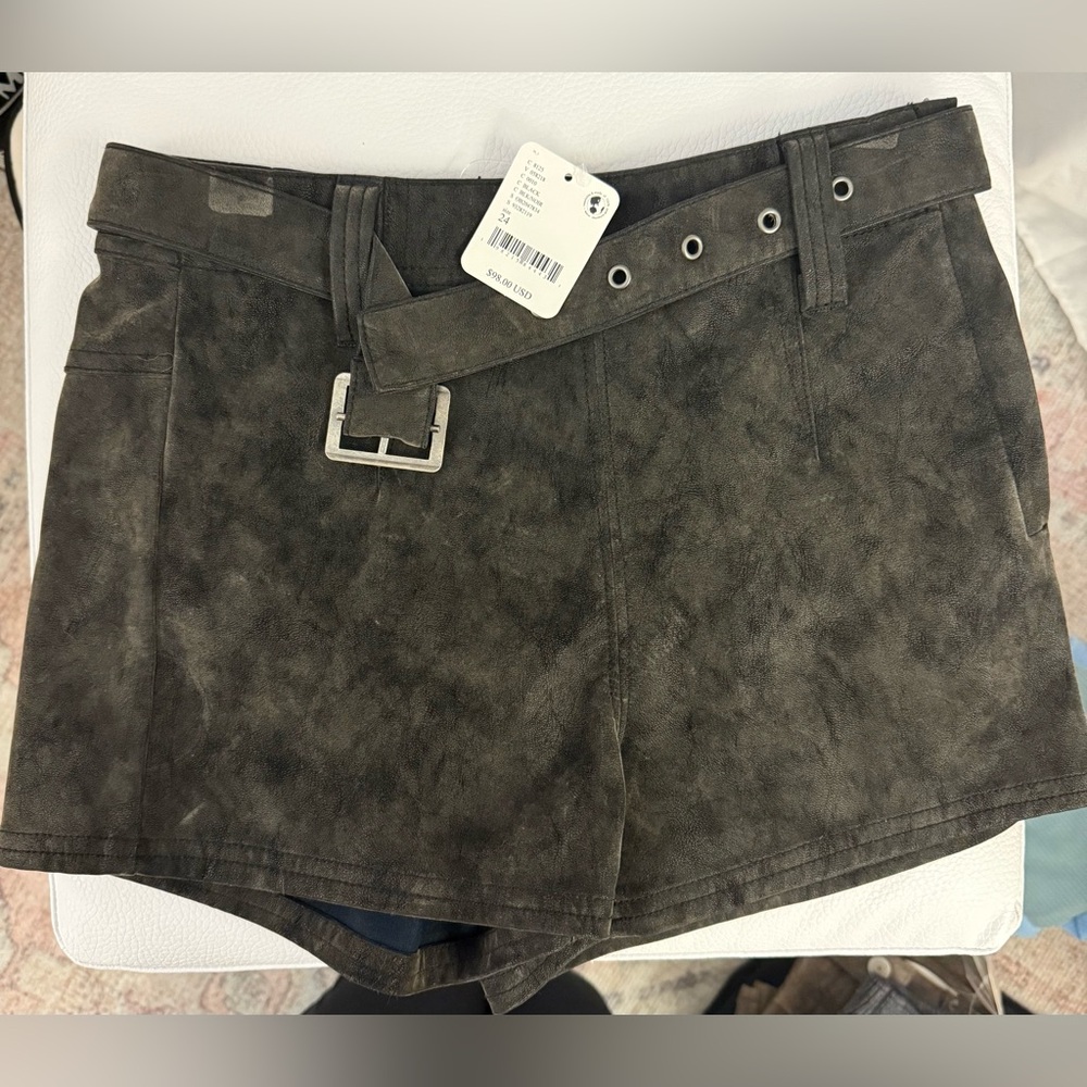 NWT Black Free People Micro Short